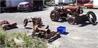 VINTAGE IH FARMALL TRACTOR W/PLOW & LOTS OF EXTRAS