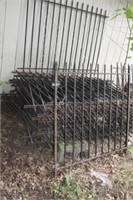 25 Cast Iron Railings, 18 Posts & Misc. Spindles