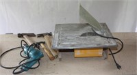 Tile Cutter 7" Blade, Elect 1/4" Drill  & Hammers
