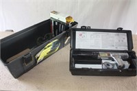 Powder Actuated Tool, Plastic Tool Box & Fasteners