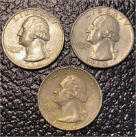 (3) 1964 Quarters