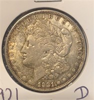 1921 (D) Morgan Dollar