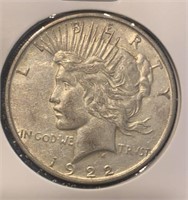 1922 (D) Peace Dollar