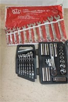 Two Wrench Sets & Standard Socket Set