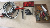Heavy Duty Jumper Cables & Misc. Tools