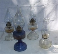 4 Oil Lamps