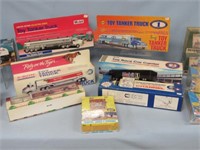 DESERT STORM TRADING CARDS & 7 TRUCKS WITH BOXES: