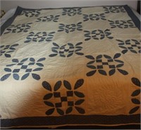 Long Queen Size Hand Quilted Quilt