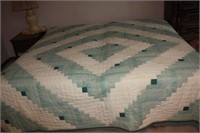 California King Hand Quilted Quilt