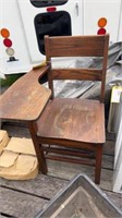 Antique school  desk chair