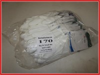12 new white extra large cloth gloves