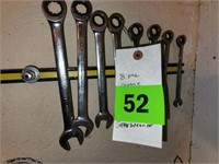 8 PC. METRIC GEARWRENCH RATCHETING WRENCHES