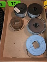 SEVERAL SPOOLS SMALL GAUGE WIRE