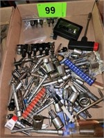LOT ASSORTED SCREWDRIVER BITS & RELATED