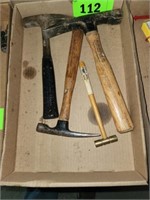LOT OF 4 VARIOUS HAMMERS