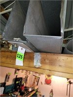 LOT OF GALVANIZED DUCT WORK & SUCH ON TOP