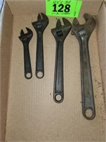 4 X'S BID 4 PROTO & OTHER CRESCENT WRENCHES