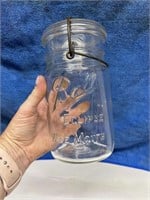 Flip Top Glass Canning Jar