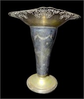 1847 Rogers Bros PEACOCK Vase