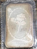 1983 Mothers Day 1oz Silver Bar