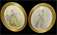 Oval Victorian Era Prints