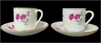 Floral Teacup and Saucer Sets