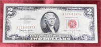 1963 $2 Bill red Seal