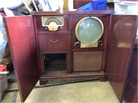 Antique tv radio unit zenith