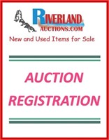 REQUIRED REGISTRATION INFORMATION TO BID