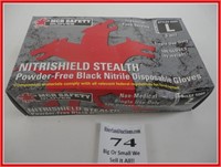 Newlarge black nitrile disposable gloves