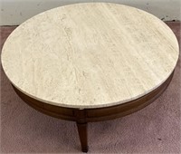 Stone(may be synthetic) Top Coffee Table