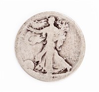 Coin 1921-P Walking Liberty Half Dollar, AG