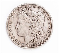 Coin 1892-S, Morgan Silver Dollar, XF