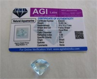 10.20ct Aquamarine Fancy Cut