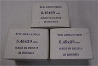 60 Rounds of 5.45x39mm Ammo - NO SHIPPING