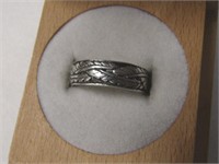 925 Silver Design Ring Size 6
