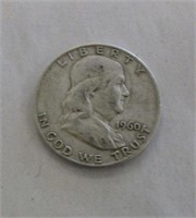 1960 Ben Franklin Half Dollar