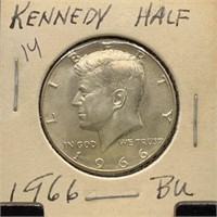1966 JFK SILVER HALF DOLLAR