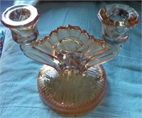 Iridescent Carnival Marigold Jeanette Candleholder