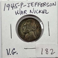 1945P Silver War Nickel VG