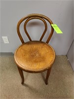 Low back bentwood chair.