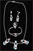Zuni Joyce Waseta Maiden Inlaid Jewelry Collection