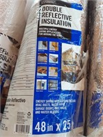 Double Reflective Insulation 48in x 25ft (3 rolls)