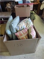 Large box of pillows.