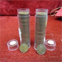 (2)Rolls Wheat cents. 1939-S,1954-S.