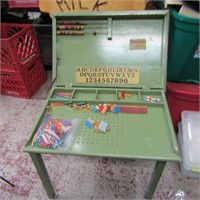 Antique Playskool learning desk.