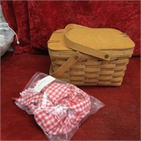 Longaberger picnic baskets.