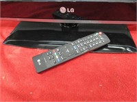 LG flat screen tv w/remote.