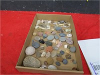 Rock & mineral stone collection.