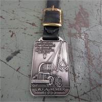 Old Construction related pocket watch fob.